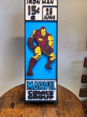 3D Printed Iron Man Marvel Comic Group