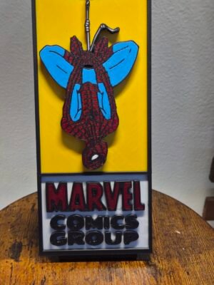 20260621_151946 The Amazing Upside-Down Spider-Man 3D printed Comic Corner Box