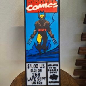 Wolverine 3D Printed Comic Corner Box #268