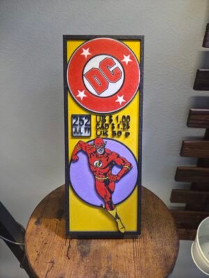 DC Comics The Flash 3D Printed Comic Corner Box #252