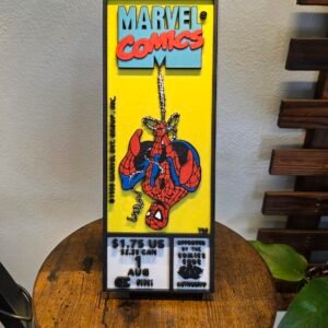 3D printed Spider-Man Comic Corner Box #1