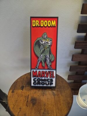 Marvel Comics Dr. Doom 3D Printed Comic Corner Box