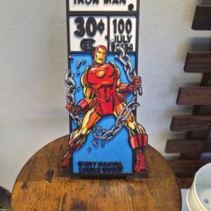 3D Printed Iron Man #100 Comic Corner Box