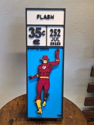Flash 3D printed Comic Corner Box #252