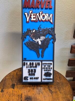 Marvel Venom Comic Corner Box 3D Print file