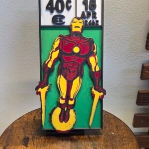 Iron Man Vintage 3D printed Comic Corner Box
