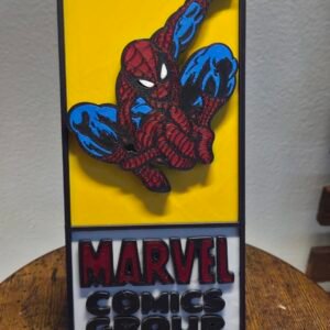 The Amazing Spider-Man 3D Printed Comic Book Wall Art