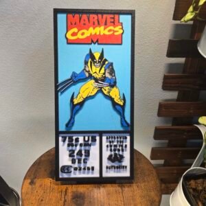 Wolverine #249 Corner Box Replica – 3D Printed Wall Art