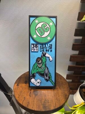 Green Lantern #36 Corner Box – 1993 Vintage 3D Printed