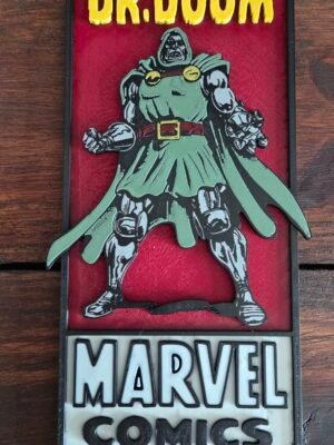 Marvel Comics Group Dr. Doom 3D Printed Wall Art
